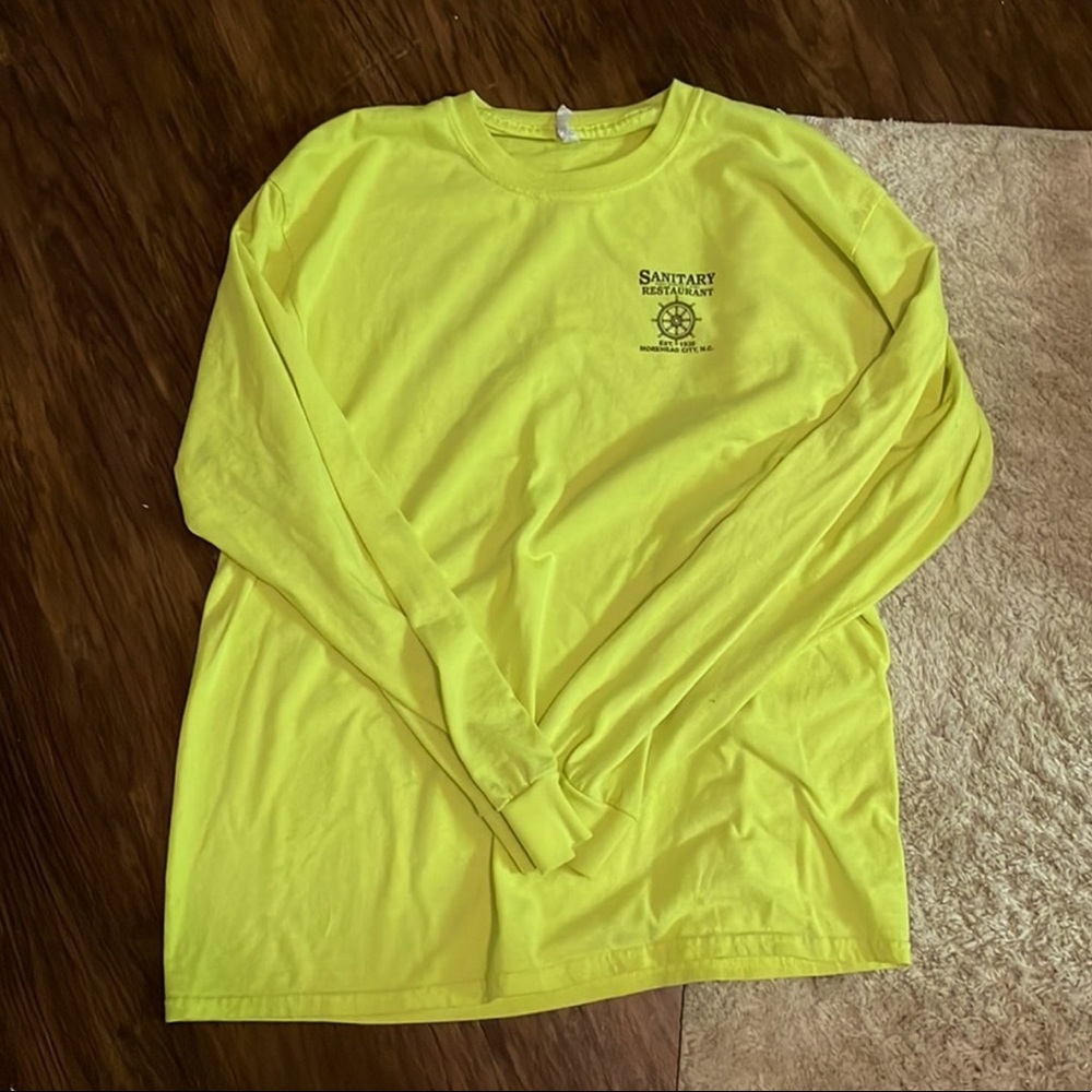 Neon Yellow Long Sleeve Tee